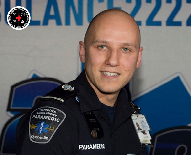 INSTRUCTEUR Paramedic depuis 8 ans, M. Gendron apporte une expertise des plus intéressante de par son professionnalisme et son expérience